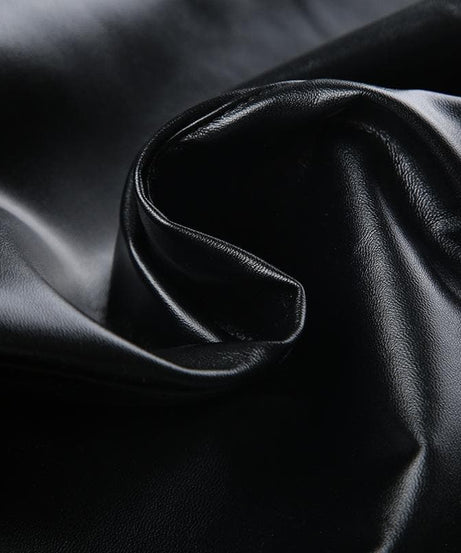 Fierce Spiked Faux Leather Bra Top - Halloween & Festival Ready Statement