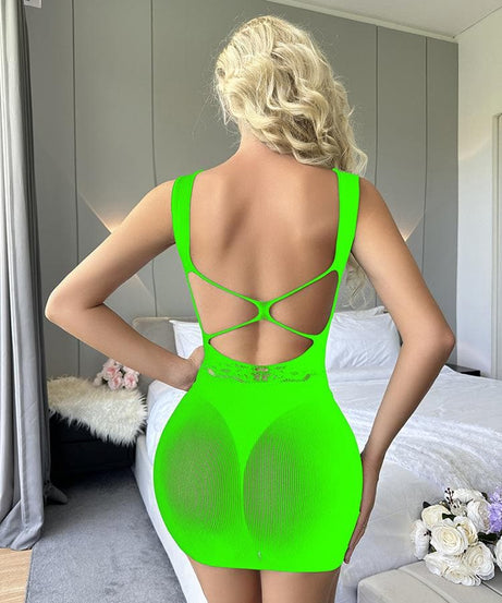 Sultry Black Sheer Lace Bodycon Mini Dress – Fall Party & Halloween Glam