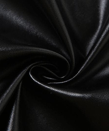 Fierce Faux Leather Lace-Up Corset Top & Shorts Set - Your Ultimate Fall & Halloween Party Look