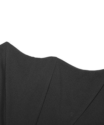 Timeless Black Strapless Ruched Maxi Gown - Essential for Fall & Holiday Galas