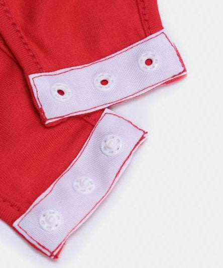 Effortless Chic: Scarlet Red Long Sleeve Crewneck Bodysuit - Your Fall Wardrobe Essential