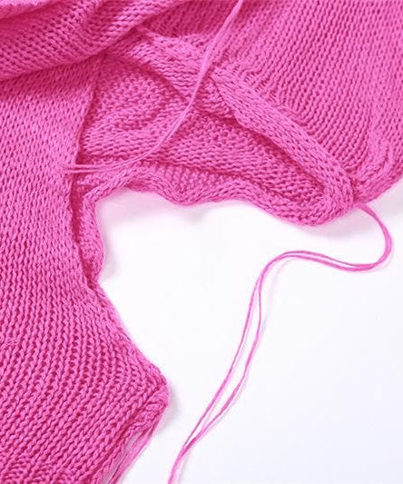 Edgy Knit Sleeveless Hooded Crop Top for Fall – Chic Streetwear Essential