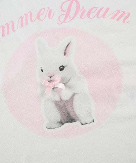 Whimsical Bunny 'Summer Dream' Cami Top – Adorable Comfort for Fall Layering & Cozy Nights