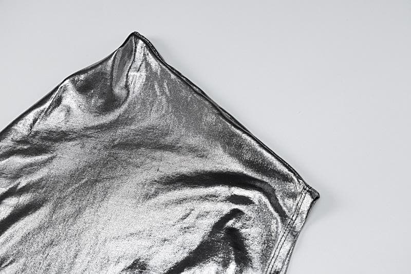 Dazzling Metallic One-Shoulder Ruched Mini Dress - Your Ultimate Holiday & NYE Party Look