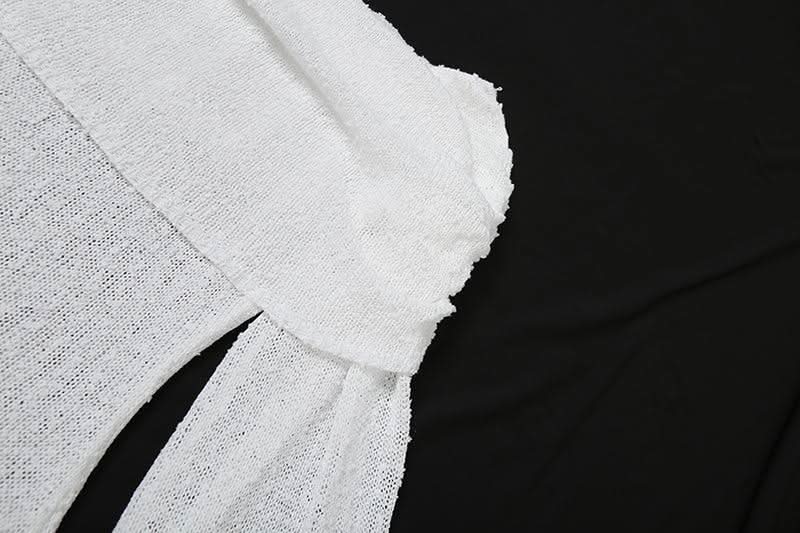 Effortlessly Chic White Off-Shoulder Knit Mini Dress – Your Fall & Holiday Essential