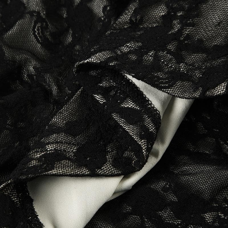 Sultry Chic Black Lace Wrap Top - Your Essential for Fall Nights & Holiday Glam