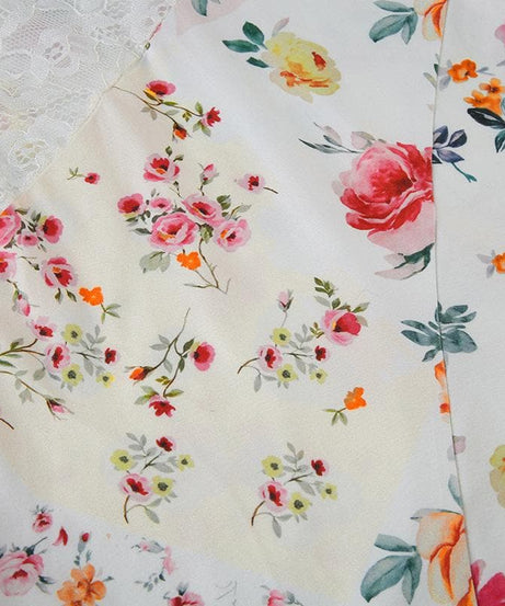 Romantic Floral Lace Cami Mini Dress - Asymmetrical Hem & Resort Ready Style