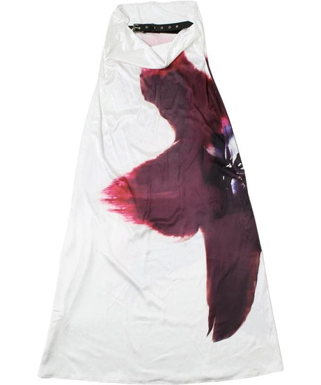 Bold Bloom Abstract Strapless Maxi Dress - Chic Fall & Holiday Escape Style