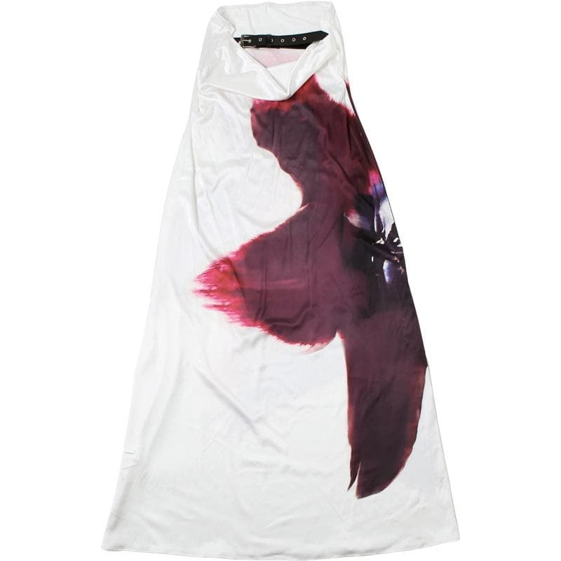 Bold Bloom Abstract Strapless Maxi Dress - Chic Fall & Holiday Escape Style