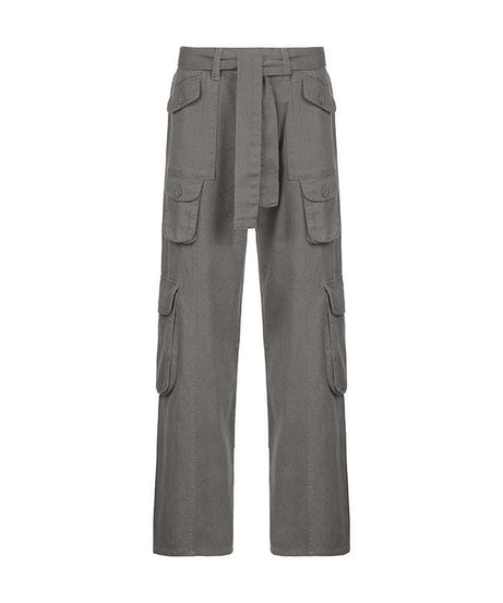 Y2K Revival Baggy Cargo Pants for Women - Effortless Fall Street Style