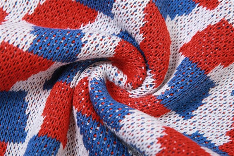 Vibrant Geo-Knit Fringe Flare Pants – Your Ultimate Fall Statement