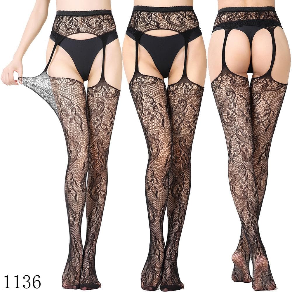 Fall & Holiday Glamour: High Waist Suspender Garter Tights & Pantyhose Collection – Fishnet, Lace & Beyond