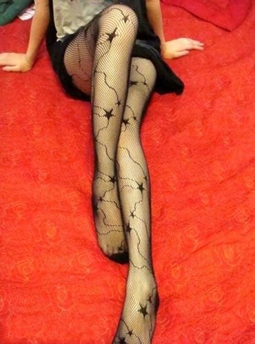 Celestial Star Fishnet Tights for Spooky Chic Style | Perfect for Fall & Halloween