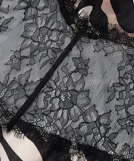 Statement Zebra Print Maxi Dress | Lace Cutout & High Slit for Fall Glam