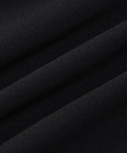 Chic Black Bodycon Maxi Dress | Adjustable Lace-Up Slit & Open Back | Long Sleeve Fall & Holiday Party Ready