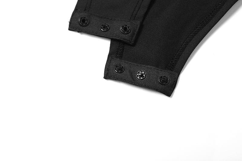 Edgy Mesh Illusion Bodysuit - Your Statement Piece for Fall & Halloween Nights