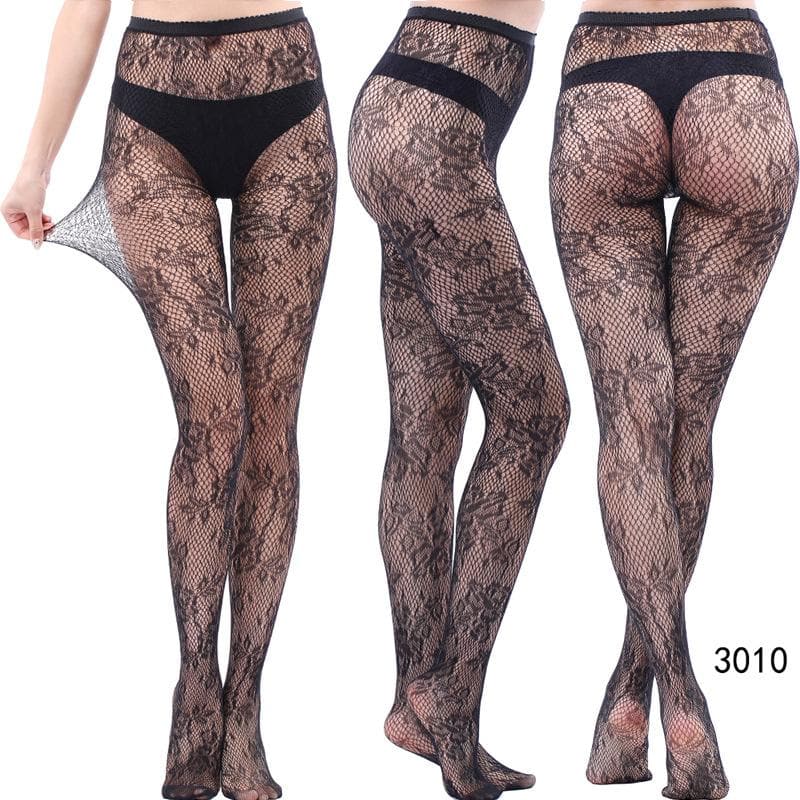 Fall & Holiday Glam: High-Waist Patterned & Fishnet Tights Collection - 12 Chic Styles