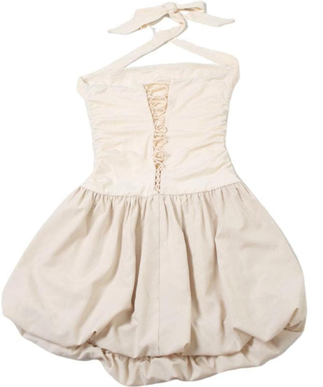 The 'It Girl' Barbie Pink Halter Mini Dress - Ruched & Ready for Fall Getaways & Parties