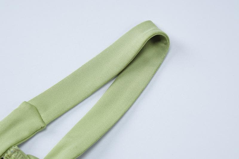 Effortless Fall Comfort: Sage Green Flared Legging & Twisted Crop Top Set - Your Athleisure Essential