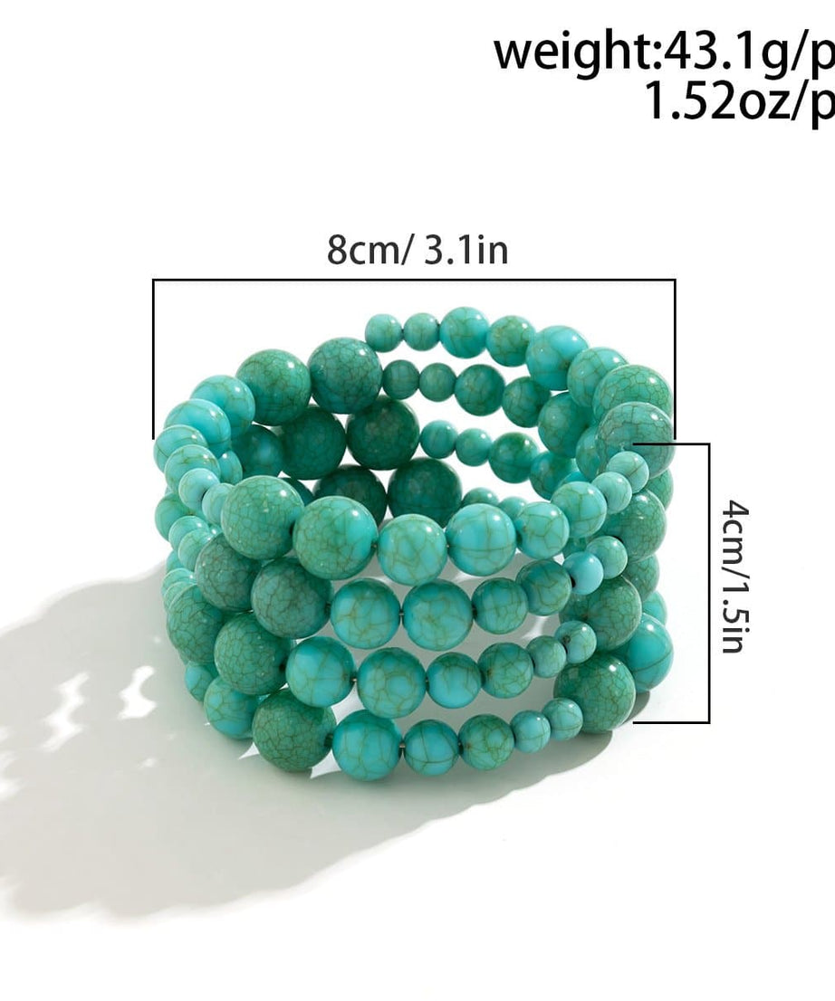 Boho Luxe Silver Beaded Wrap Arm Cuff - Statement Fall & Holiday Jewelry for Women