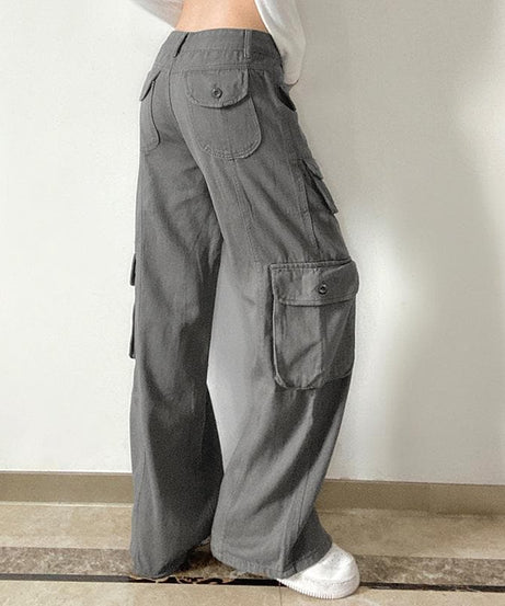 Y2K Revival Baggy Cargo Pants for Women - Effortless Fall Street Style