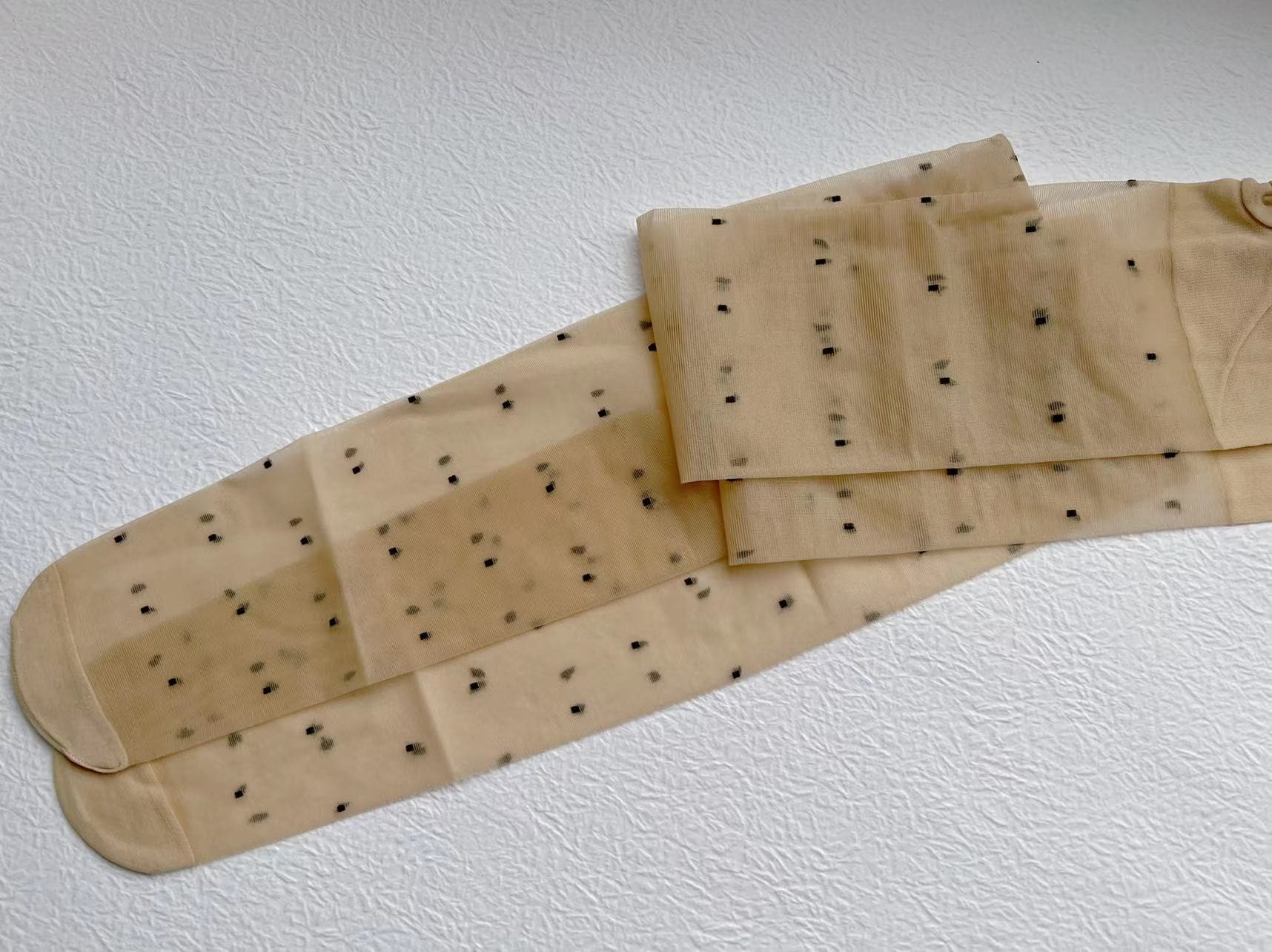 Chic & Versatile: Dainty Dot Sheer Tights – Your Fall & Holiday Style Essential