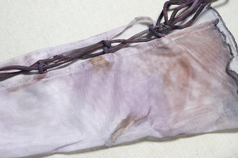 Ethereal Cloud Print Mesh Two-Piece Skirt Set - One-Shoulder Crop Top & Ruched Midi for Fall Nights