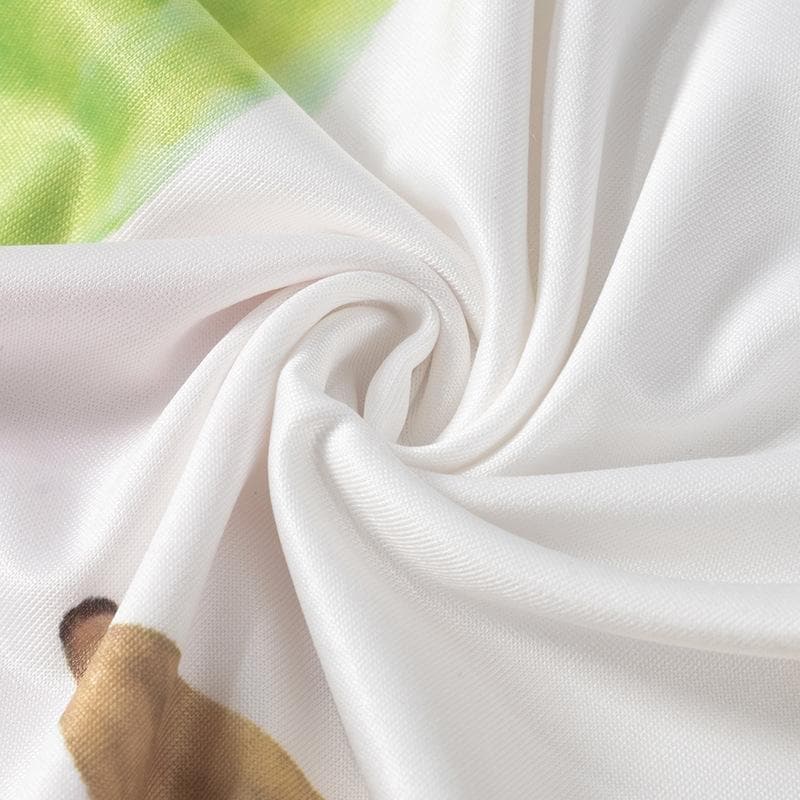 Y2K Fruit Pop Slip Mini Dress | Tropical Getaway & Resort Chic for American Women