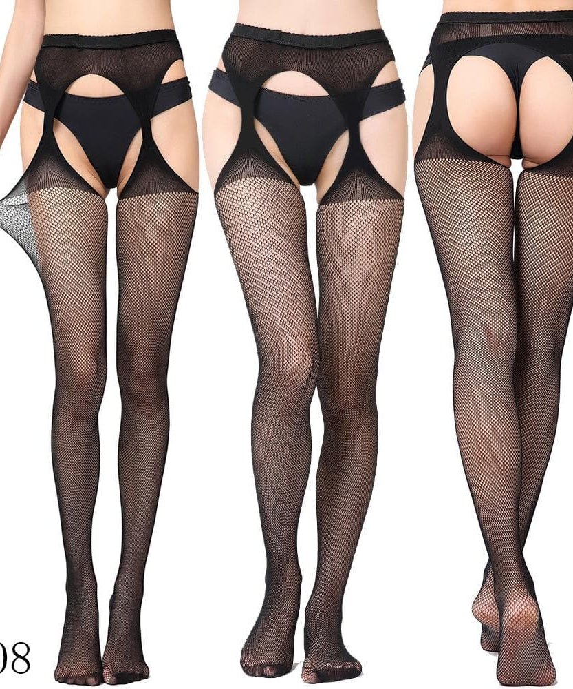 Fall & Holiday Glamour: High Waist Suspender Garter Tights & Pantyhose Collection – Fishnet, Lace & Beyond