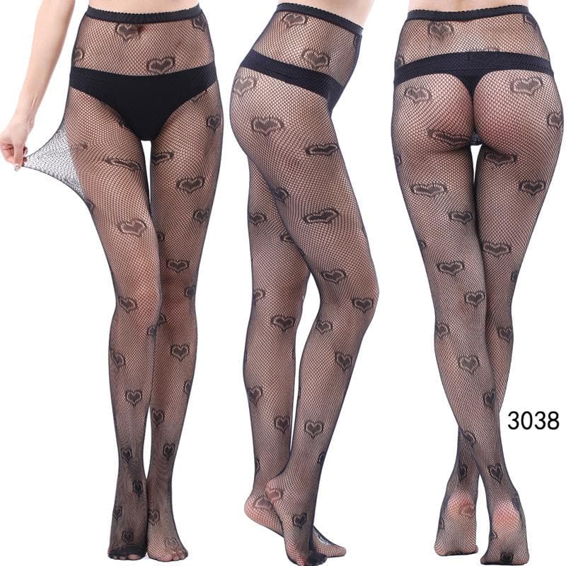 Fall & Holiday Glam: High-Waist Patterned & Fishnet Tights Collection - 12 Chic Styles