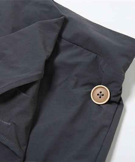 Fall Chic Asymmetric Wrap Wide-Leg Pants | High-Rise Draped Trousers