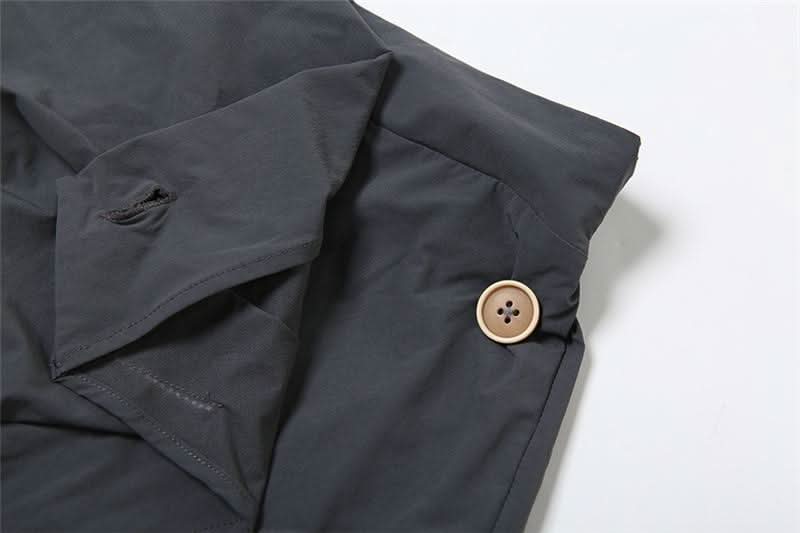 Fall Chic Asymmetric Wrap Wide-Leg Pants | High-Rise Draped Trousers