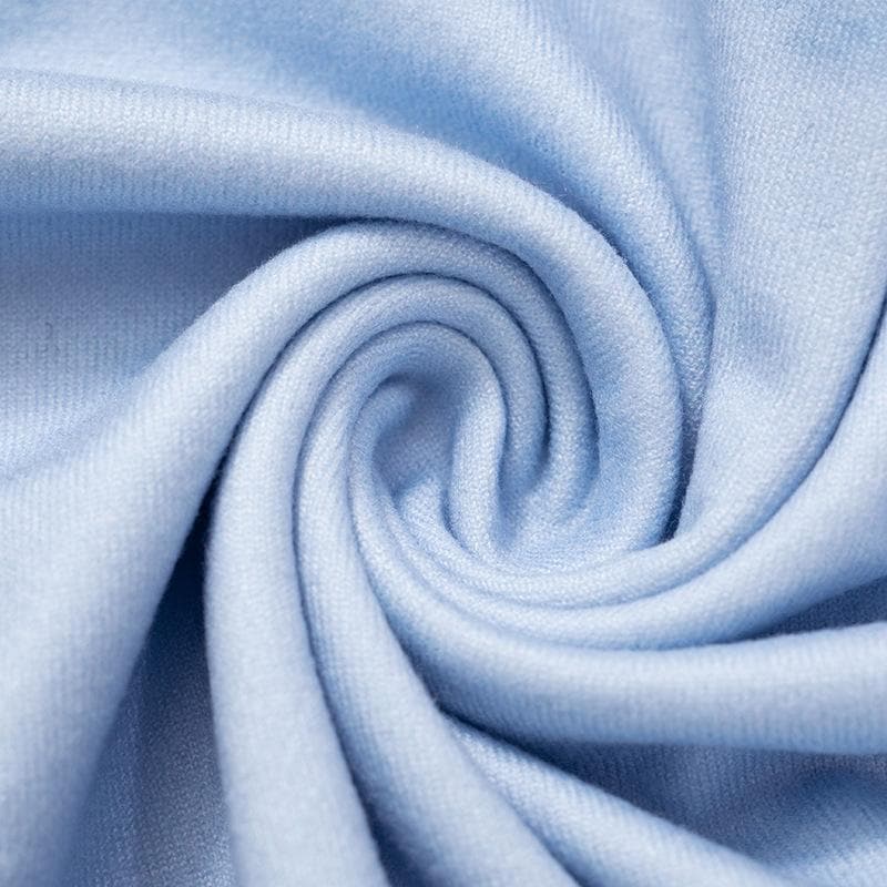 Cozy Chic Ombre Blue Flare Pant & Crop Top Set | Fall Vibes Fashion for Women