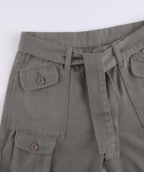 Y2K Revival Baggy Cargo Pants for Women - Effortless Fall Street Style
