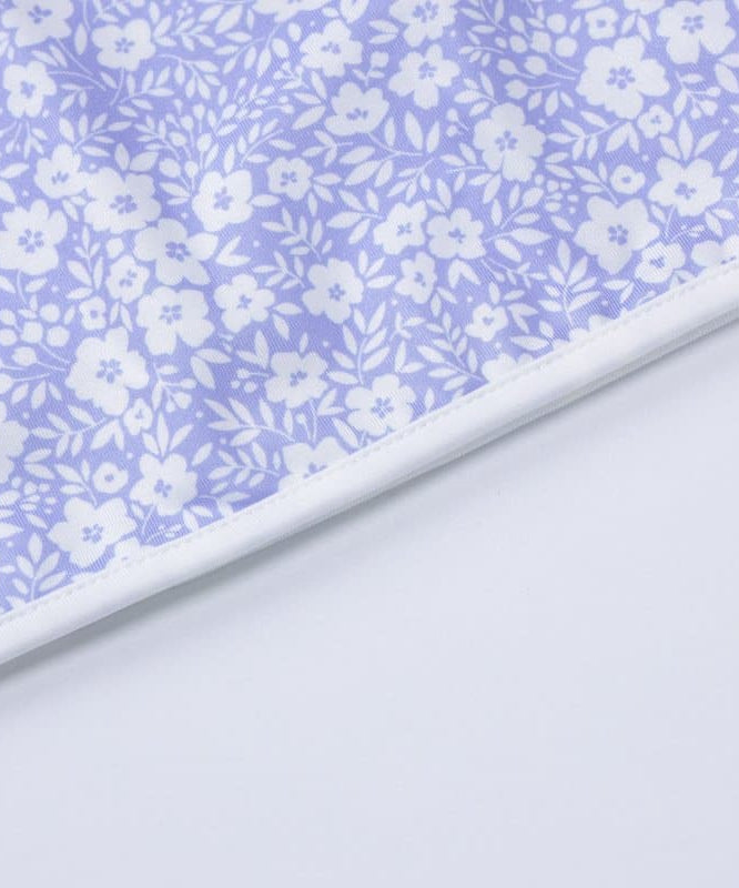 Lavender Floral Tie-Front Tube Mini Dress - Chic Fall Transition & Vacation Ready