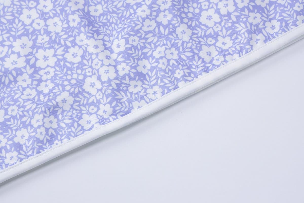 Lavender Floral Tie-Front Tube Mini Dress - Chic Fall Transition & Vacation Ready