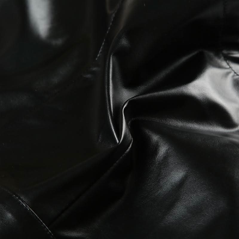 Edgy Faux Leather Lace-Up Hot Shorts | Y2K Baddie Style for Fall & Halloween