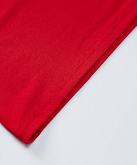 Chic Red Ruched Cross-Back Cami Jumpsuit - Effortless Wide Leg Style for Fall & Holiday