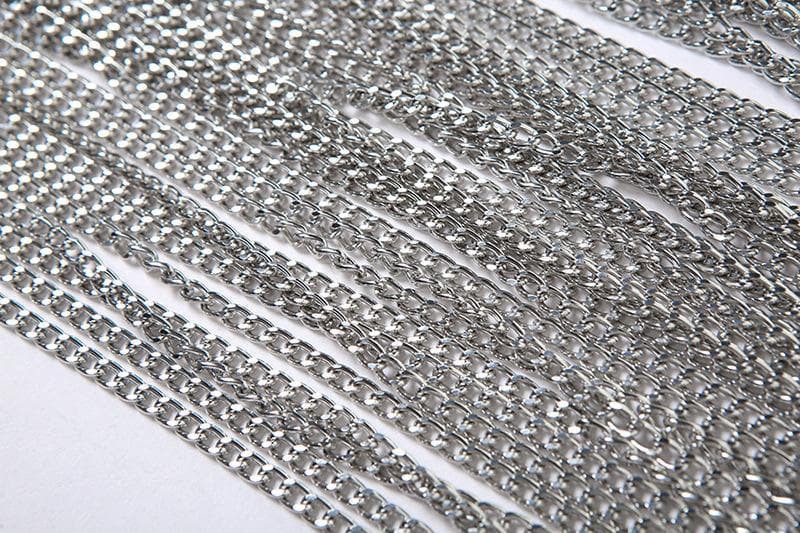 Dazzling Silver Chainmail Halter Top - Edgy Party, Halloween & NYE Statement Crop
