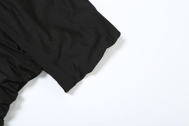 Alluring Black Off-Shoulder Ruched Mesh Maxi Dress - Your Fall & Holiday Statement Piece