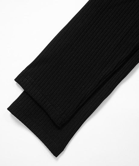 Edgy Chic Long Sleeve Lace-Up Mini Dress - Black Bodycon Zip-Up for Fall Nights & Holiday Parties