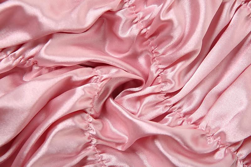 Y2K Barbiecore Pink Ruched Halter Top & Mini Skirt Set - Flirty Party & Halloween Ready