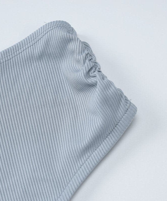 Elevate Your Style: Powder Blue One-Shoulder Ruched Ribbed Maxi Dress – Fall & Holiday Event Ready