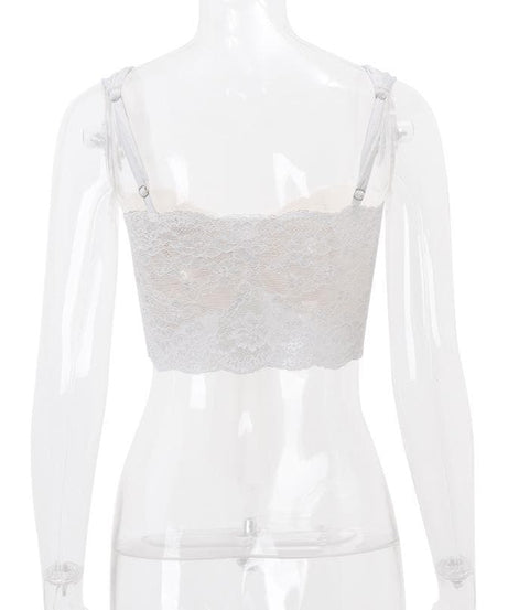 Chic Coquette Lace Bow-Knot Crop Cami Top - Fall Fashion Must-Have