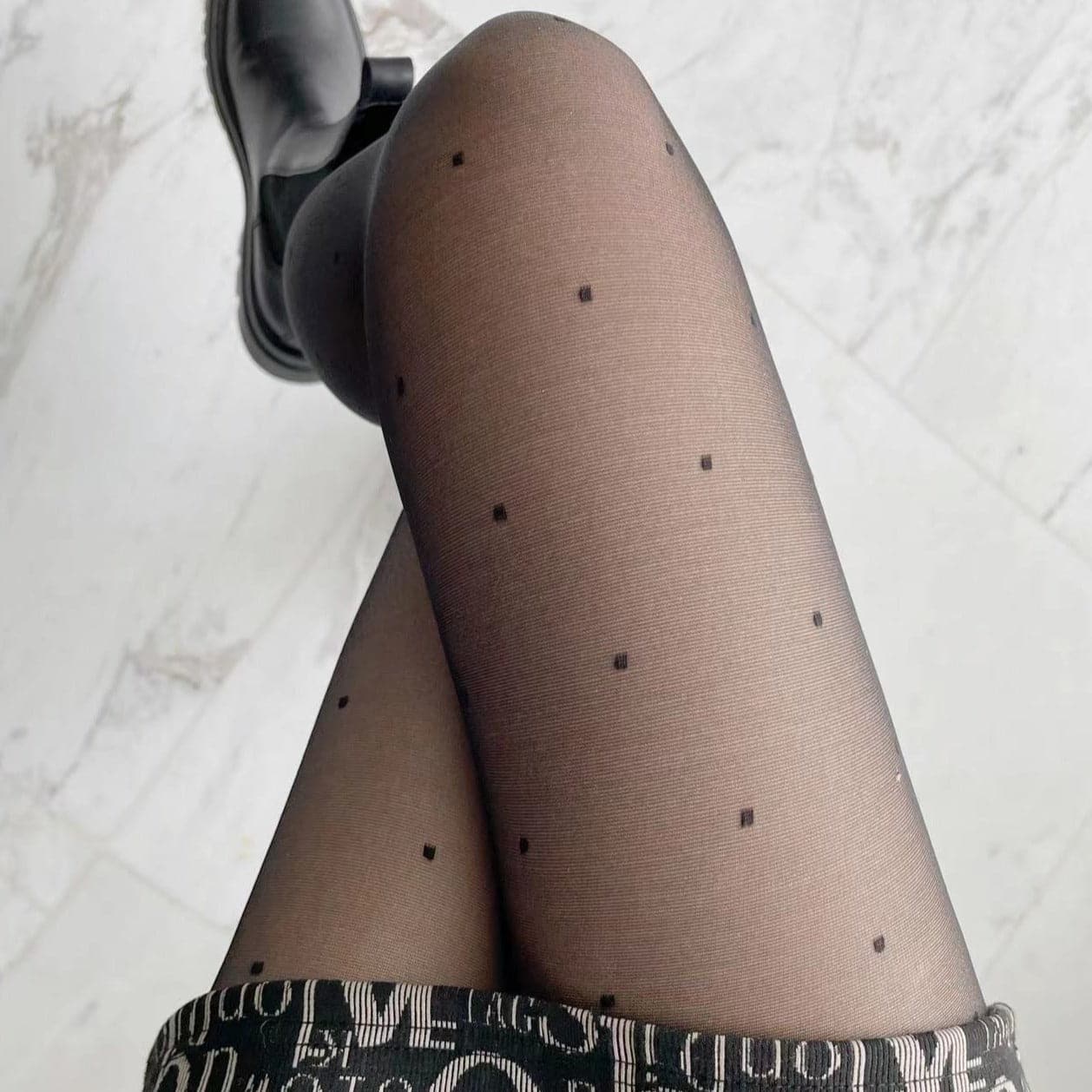 Chic & Versatile: Dainty Dot Sheer Tights – Your Fall & Holiday Style Essential