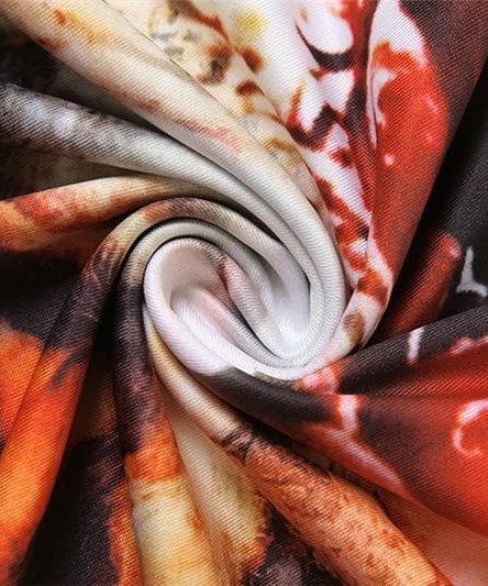 Artistic Renaissance Print Long Sleeve Maxi Dress - Fall Statement Style