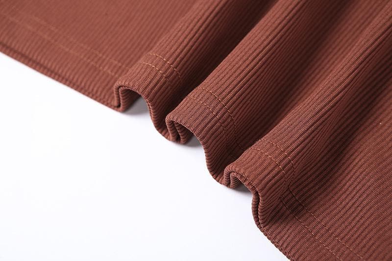 Sleek Halter Cutout Ribbed Midi Dress - Your Essential Fall & Holiday Party Statement