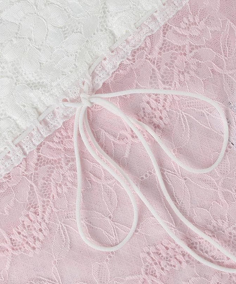 Y2K Romantic Lace Drawstring Tube Top - Strapless & Chic for Fall Layering