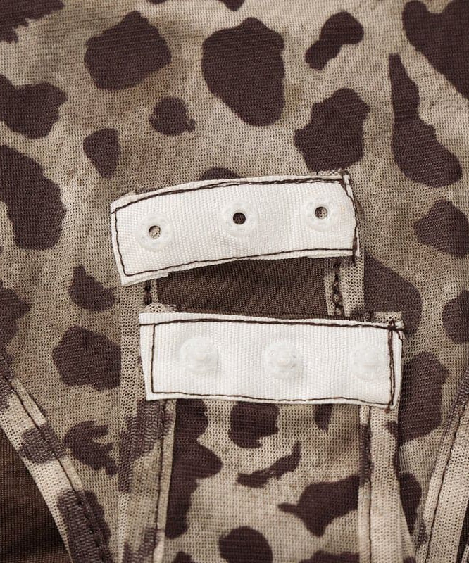 Fierce & Chic: Asymmetrical Leopard Print Ruched Bodysuit - Your Fall Party & Night Out Statement