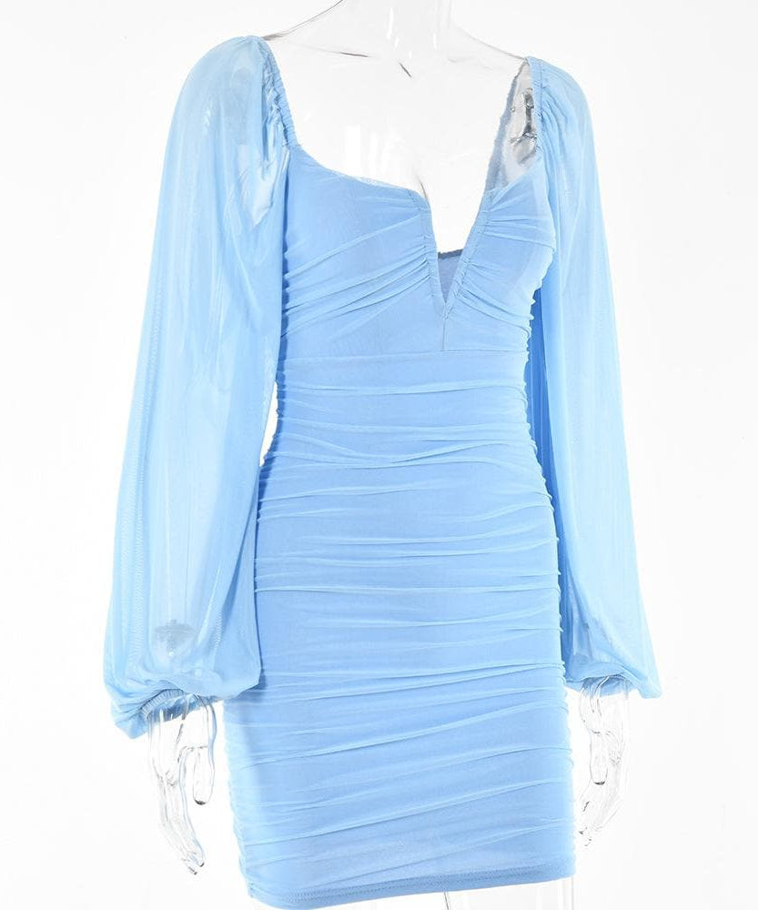 Stunning Mauve Off-Shoulder Ruched Mini Dress - Your Fall Party & Holiday Glam Go-To!